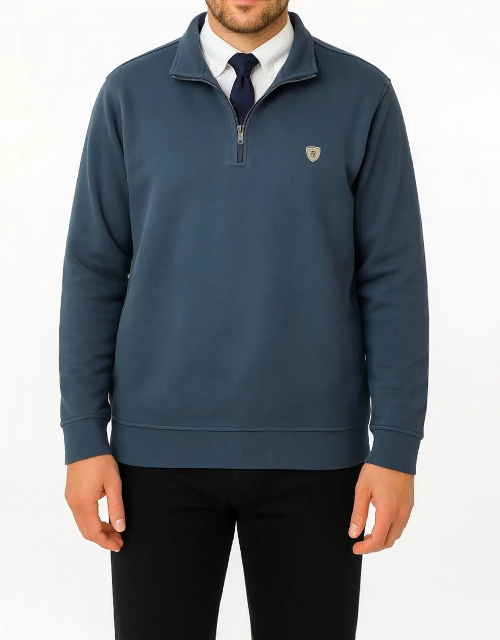 پلیور دورس مردانه جلو زیپ پیمان 2